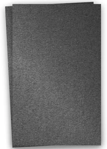 Stardream Metallic - 12X18 Card Stock Paper - ANTHRACITE - 105lb Cover (284gsm) - 100 PK
