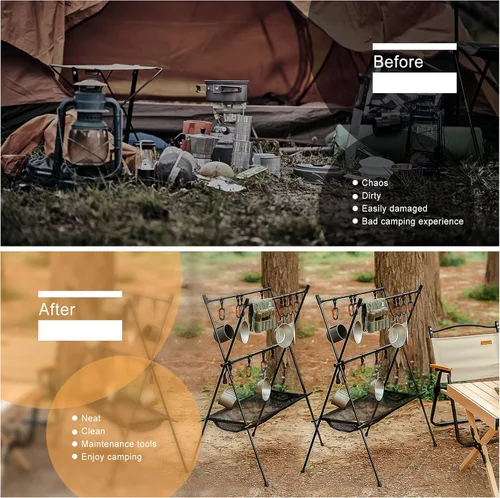 Vista 5 de Clips de mosquetón con puerta de tornillo, paquete de 10 mosquetones de aluminio de 3 pulgadas en forma de D, clip para llavero, hebilla de gancho