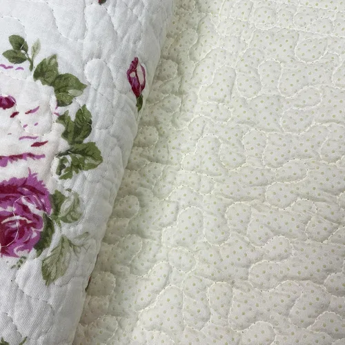 Vista 7 de USTIDE Alfombra de algodón natural de 3 x 5 con diseño de flores de rosas, capullos de flores de rosas desgastadas, lavable a máquina