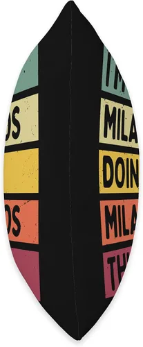 Vista 2 de Personalized Gift Ideas Milagros Milagros Things Funny Personalized Quote Throw Pillow, 16x16, Multicolor
