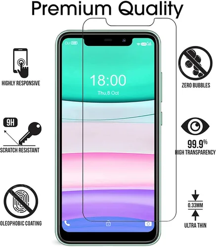 Vista 2 de Paquete de 2 protectores de pantalla para Vortex HD65 Plus, resistente a los arañazos, sin burbujas, antihuellas, HD, transparente, compatible