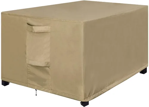 Vista 10 de OutdoorLines Fundas Impermeables para Otomanas de Patio Exterior - Cubierta Rectangular a Prueba de UV para Mesa Lateral de Patio Resistente al