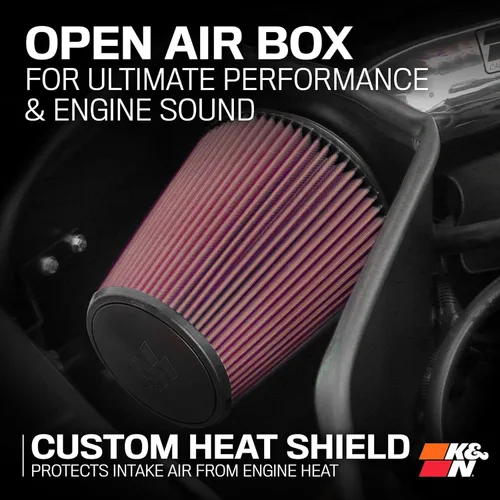 Vista 6 de K&N - sistema de admisión de aire frío: Alto rendimiento, aumenta la potencia: Compatible con Dodge/RAM 2009-2019 (1500, 2500, 3500, 1500 Classic)