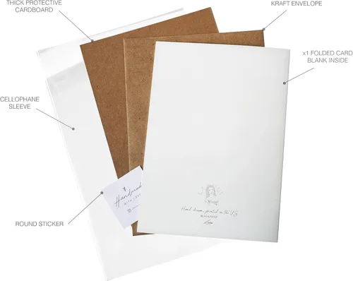 Vista 7 de Tarjeta de Simpatía para Perro, Tarjeta de Pérdida de Mascota, Tarjeta de Simpatía para Gato con Puente Arcoíris (Hecho a Mano, Calidad Premium)