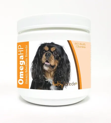 Vista 121 de Healthy Breeds Siberian Husky Omega HP - Masticables suaves para piel y pelaje, 90