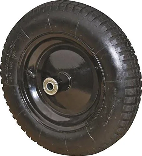 Rocky Mountain Goods Rueda de carretilla de 16 pulgadas llena de aire, para ruedas de carretilla de 6 y 8 pies cúbicos, incluyendo Jackson, True