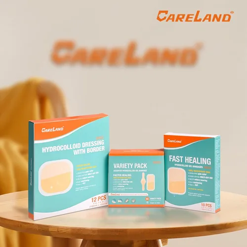 Vista 6 de Careland Vendajes hidrocoloides – Curación rápida avanzada Paquete de 40 Vendajes impermeables para heridas, dedos, cierre y tratamiento