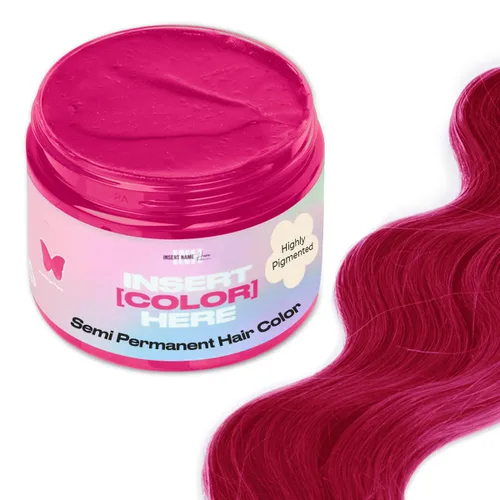 Vista 11 de INH Tinte semipermanente para el cabello, acondicionador de depósito de color, tinte de cabello morado oscuro amatista, sin blanqueador, sin