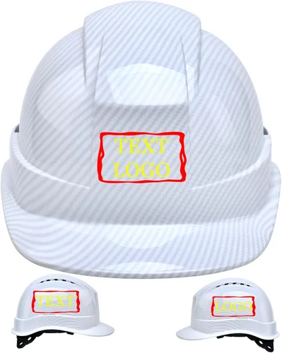 Vista 34 de YOWESHOP Casco de seguridad personalizado para construcción Casco de trabajo de seguridad con suspensión de trinquete ajustable de ala completa