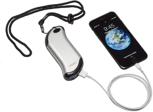 Vista 5 de Zippo Silver HeatBank 9s Calentador de manos recargable