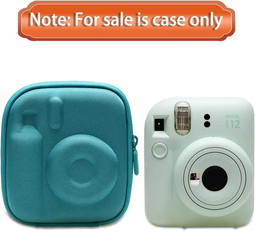 Vista 8 de Funda LTGEM Compatible con Fujifilm Instax Mini 12/11 / 10/9 / 8/7 / 7+ Cámara Instantánea y FUJIFILM Instax Mini Instant Flim con Correa