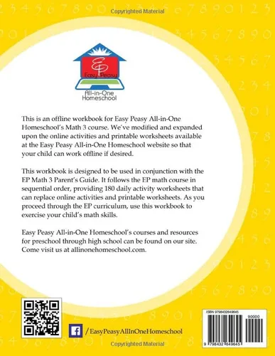 Vista 2 de EP Math 3 Workbook Part of the Easy Peasy All-in-One Homeschool