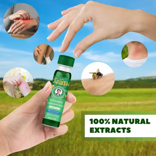 Vista 9 de Compuesto Saledphangphon Aceite Verde 20 cc (Pack de 3) (Verde)