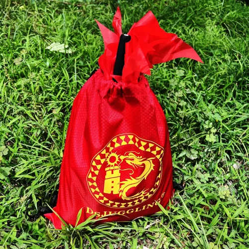 Vista 4 de DSJUGGLING Dragón Poi 3D con bola pesada de 4.94 oz y cuerda de columpio de 3.6 ft – Serpentina de cinta de dragón dorado chino de seda fluida