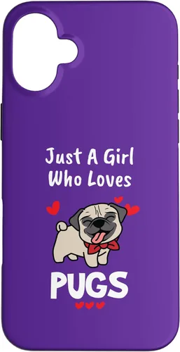 Vista 23 de Animal Pug Lover Women Girls Love Pugs Case for iPhone 16
