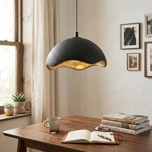 Vista 17 de JAYMP Wabi Sabi - Lámpara colgante para comedor, cocina, isla, pasillo, restaurante, lámpara colgante E26, base japonesa, forma de botella de vino