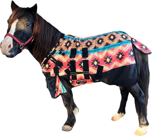 Vista 5 de 36" 1200D Manta de invierno para potro, poni, caballo, y asno miniatura Challenger 51996B