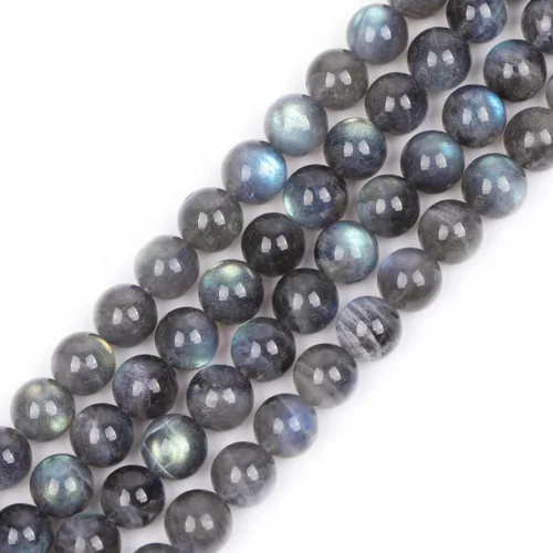 Vista 161 de GEM-Inside Cuentas sueltas de gemas de ojo de tigre azul lapislázuli de 8mm (0.31 pulgadas) color teñido redondas de cristal energético
