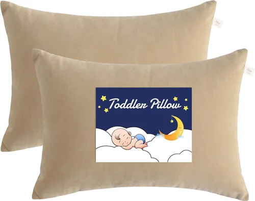 Vista 13 de NTBAY Tiny Pillows, almohada de microfibra alternativa de plumón de 7 x 11 pulgadas para viajes, mascotas, suave lavable a máquina, almohadas