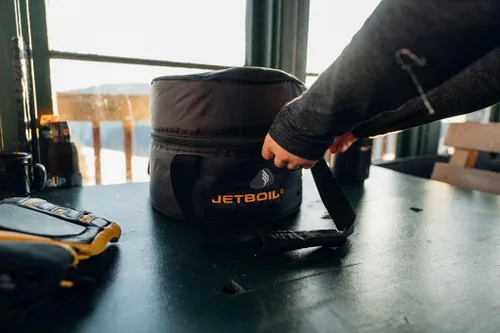 Vista 3 de Jetboil Genesis Basecamp - Bolsa de almacenamiento para sistema de cocina y estufa de camping