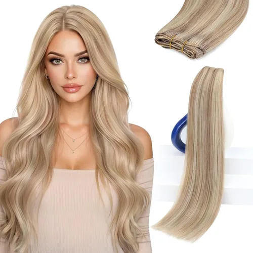 Vista 55 de Sunny Hair Extensiones de Cabello para Coser de Cabello Humano Real Negro Extensiones de Cabello en Trama para Mujeres Cabello Real Extensiones