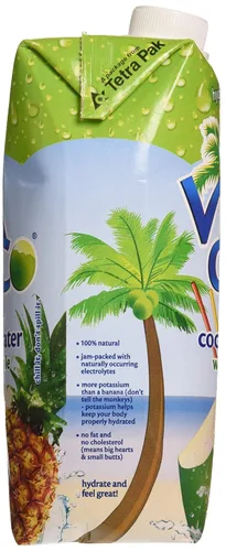 Vista 4 de Vita Coco Agua de coco, piña, 16.9 onzas líquidas