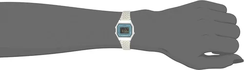 Vista 4 de Casio LA680WA-2BDF - Reloj retro digital para mujer color plateado