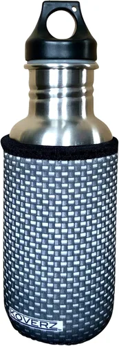 Vista 40 de Funda de neopreno para botella de agua Koverz, funda de neopreno, se ajusta a botellas de agua de 24-30 oz, lavable y reutilizable, tamaño grande