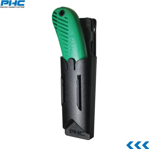 Vista 6 de Pacific Handy Cutter S4SR Cortador de seguridad autorretráctil con protector de metal fijo, divisor de cinta sin cuchillas, protector de acero