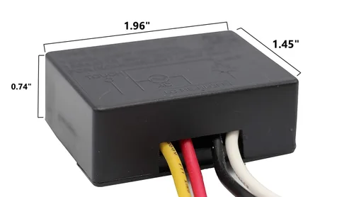 Vista 2 de Creative Hobbies TP-01-3 Sensor táctil atenuador, kit de reparación de lámpara táctil, módulo de control, sensor de repuesto, interruptor táctil