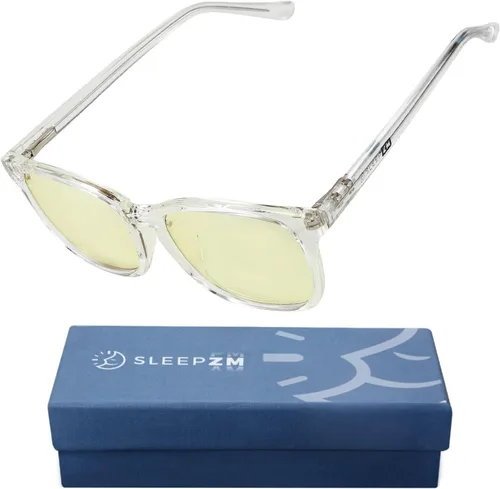 Vista 43 de 100% Blue Light Blocking Glasses - Better Sleep Anti Eye Strain Protection - Computer Gaming Women Men