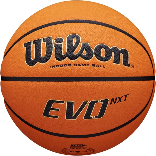 Vista 2 de Wilson NCAA Evo NXT Balones de Baloncesto Oficiales para Juegos en Interiores - Tamaños 6 y 7