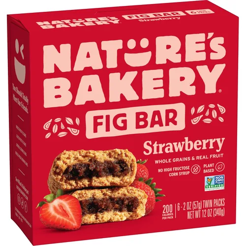 Vista 20 de Nature's Bakery Barra de higos, manzana y canela, 2 oz