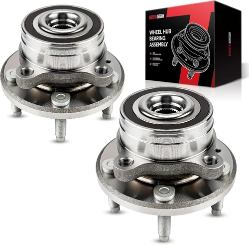 Vista 23 de Conjunto de cojinetes de buje de rueda delantera Torchbeam 513347 para Mazda CX-5 2013-2022, 2014-2021 Mazda 6 Rodamiento de rueda de 5 lengüetas