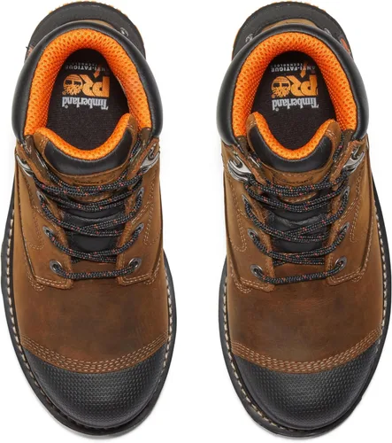 Vista 5 de Timberland PRO Botas de trabajo industriales Boondock Soft Toe WP de 6 pulgadas para hombre