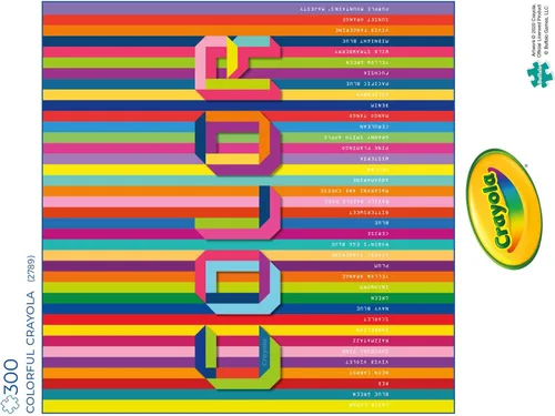 Vista 5 de Buffalo Games - Colorido Crayola - Rompecabezas de 300 piezas grandes