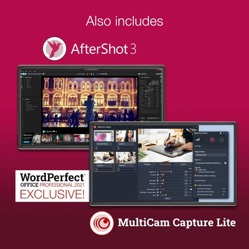 Vista 8 de Corel WordPerfect Office Professional Upgrade 2021 Paquete de oficina de procesador de texto, hojas de cálculo, presentación y software de gestión