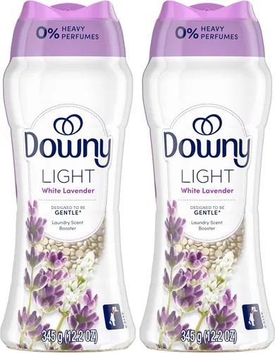 Vista 20 de Downy Light - Cuentas potenciadoras de aroma de lavandería para lavadora, aroma de lavanda blanca, 13.4 onzas, sin perfumes fuertes