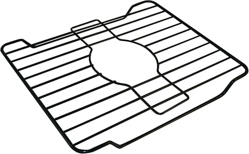 Better Houseware Protectores de fregadero para fregadero de cocina, rejilla protectora de metal, 12 x 10.25 x 1 pulgadas, tapete negro para
