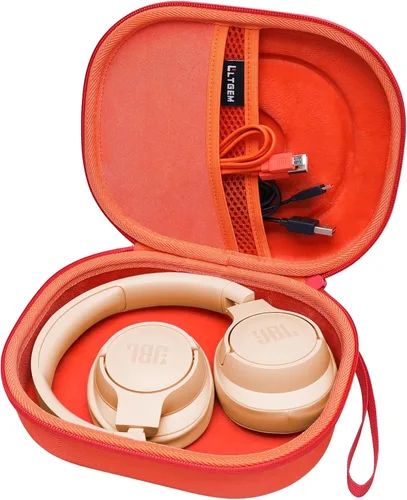 Vista 10 de LTGEM - Funda rígida de EVA para JBL Live 770NC/660NC/650BT/460NC/670NC/400BT/500BT y JBL Tune