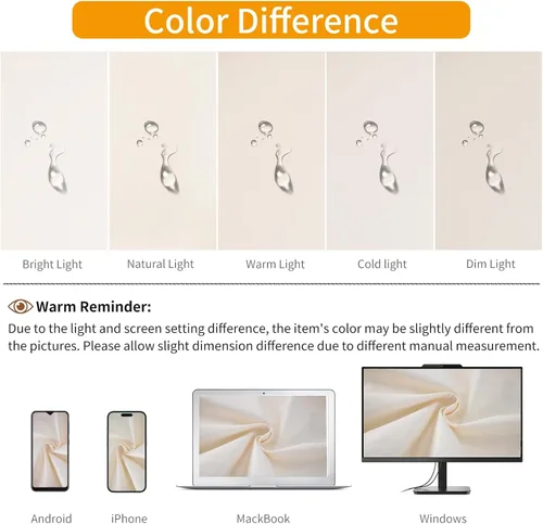 Vista 3 de YISUN - Fundas para taburete de bar, mezcla de forro polar elástico y poliéster, lavables y removibles, para taburete de bar y silla alta, con Beige