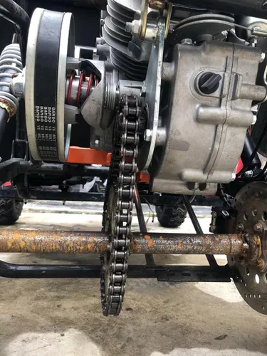 Vista 5 de Go Kart - Kit de caja de cambios de marcha atrás compatible con motores de 11-16 hp, funciona para convertidor de par serie 40 Predator 420CC 12T