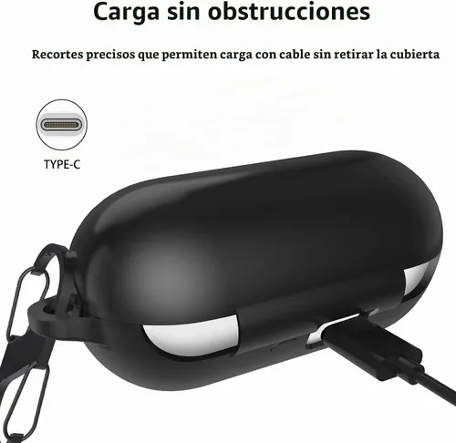 Vista 5 de Carcasa para Sony WF-C700N, silicona suave Sony WF C700N-Black cartucho de tóner Negro