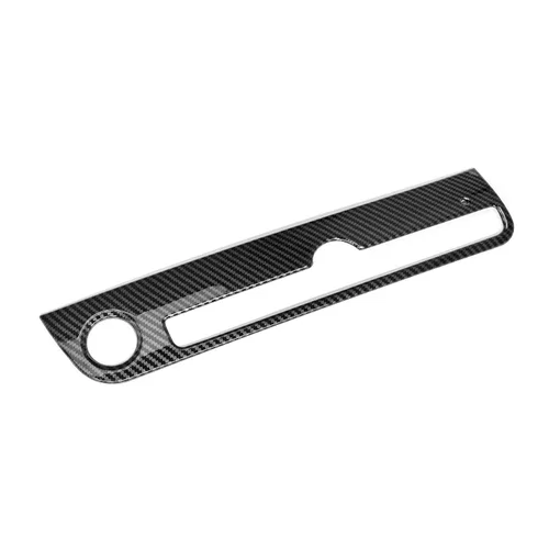 Vista 2 de Cubierta de Botón de Arranque y Parada de Coche de Una Pieza Estilo Fibra de Carbono Accesorios de Interior de Coche Compatible con Hyundai Elantra