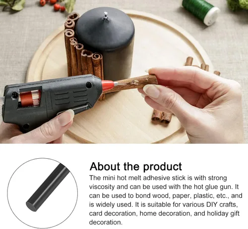 Vista 3 de Barras de pegamento caliente, mini adhesivos para pistola de pegamento termofusible, [para arte, manualidades, bricolaje, fabricación de tarjetas]