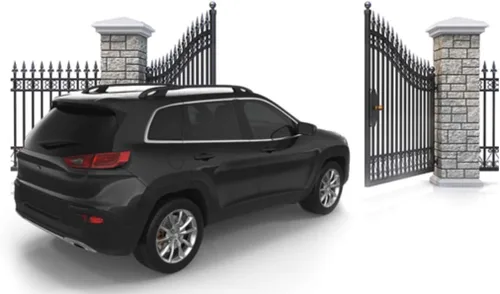 Vista 3 de Cartell CP-4 Sistema de sensor de varita de salida libre de entrada inteligente con cable de 100 pies para abridores de puerta