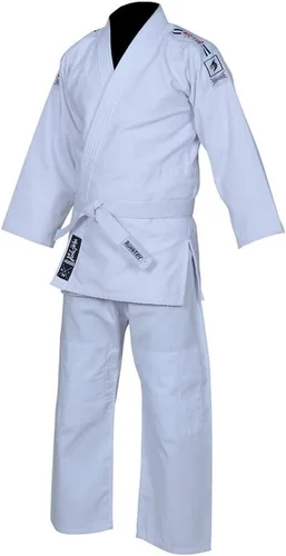 Vista 7 de Judo Gi Black Tiger Uniforme de judo para adultos y niños Kimono de judo de tela de algodón de 15.87 oz con cinturón gratis