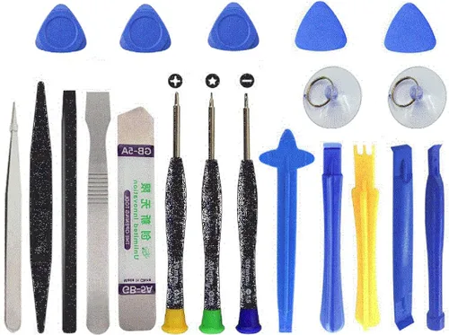 Kit de herramientas de reparación pequeñas de precisión, juego de destornilladores de reparación 20 en 1 para fijar teléfono celular, reloj
