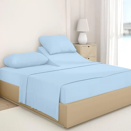 Vista 26 de Sábanas de algodón egipcio de 600 hilos - Sábanas refrescantes de lujo tamaño Queen - Sábanas de algodón suave con tejido satinado para cama Queen