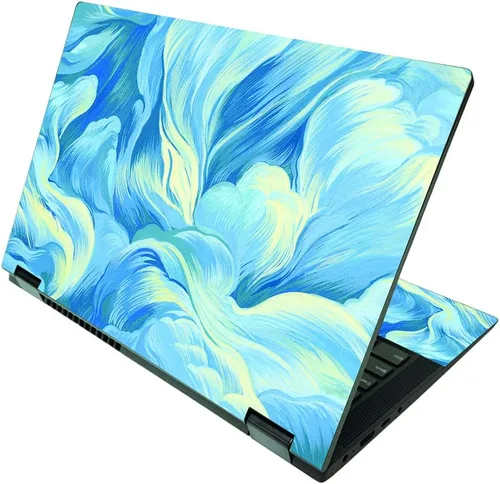 Vista 14 de MightySkins Skin compatible con Lenovo IdeaPad Flex 5 2 en 1 de 15 pulgadas (2021) - Angry Ripple Funda protectora de vinilo duradera y única